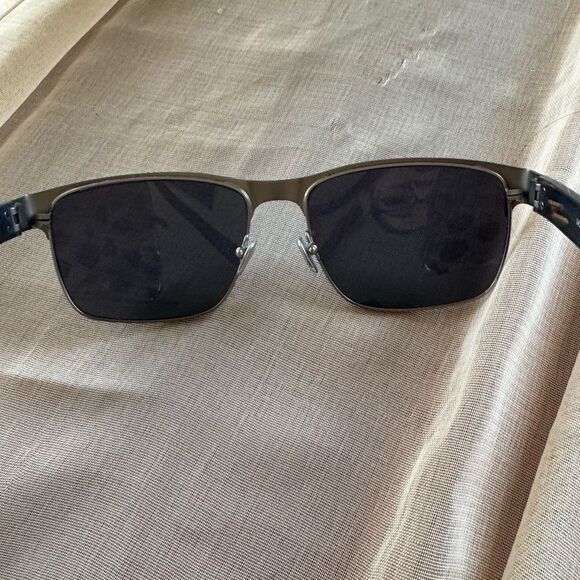 Calvin Klein Black and Silver Semi-Rimless Glasses - Picture 3 of 4